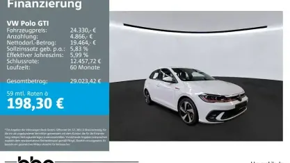 Usata VW Polo GTI 207 CV (152 kW) 2023 Bianco Utilitaria
