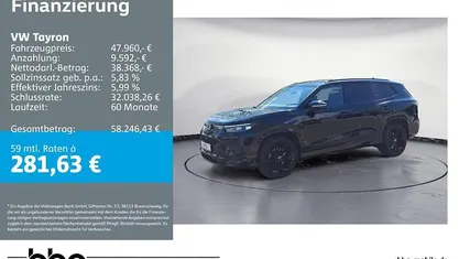 Gebraucht VW Tayron R-line 193 PS (141 kW) 2025 SUV