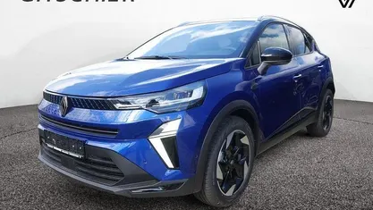 Neu Renault Captur Techno 101 PS (74 kW) 2025 Ironblau metallic, black pear SUV