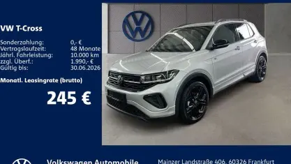 Neu VW T-Cross R-line 116 PS (85 kW) 2026 Grau SUV