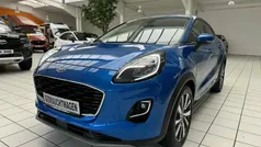 Dynamicblau metallic blau Gebraucht 2021 Ford Puma Titanium X Limousine | 17.890 € (Fairer Preis)