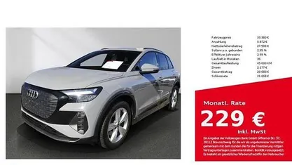 Gebraucht Audi Q4 e-tron Ambiente 150 kW (204 PS) 2023 Kieselgrau SUV