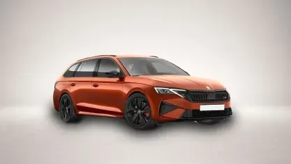 Neu Skoda Octavia RS 265 PS (194 kW) 2025 Orange Kombi
