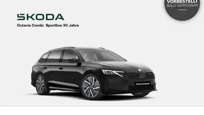 Neu Skoda Octavia SportLine 150 PS (110 kW) 2026 Schwarz Kombi