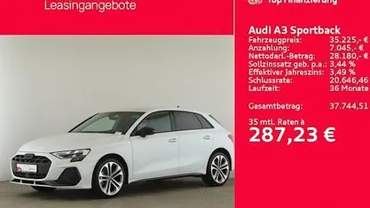 Gebraucht Audi A3 S-Line 116 PS (85 kW) 2025 Weiß Limousine