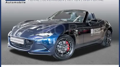 Gebraucht Mazda MX5 Homura-Line 132 PS (97 kW) 2025 Deep crystal blue (blau) Cabrio