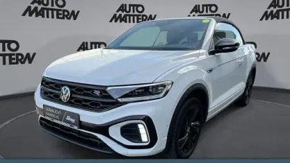 Gebraucht VW T-Roc Cabriolet R-line 150 PS (110 kW) 2024 Weiß Cabrio
