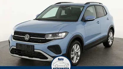 Clear blue metallic Neu 2025 VW T-Cross Life SUV | 26.995 € (Fairer Preis)