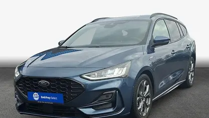 Blue metallic Gebraucht 2024 Ford Focus ST-Line X Kombi | 24.303 € (Fairer Preis)