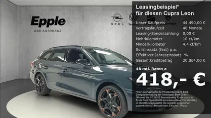 Neu Cupra Leon VZ 272 PS (200 kW) 2025 Blau Kombi