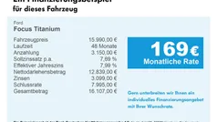 Obsidianschwarz (schwarz) Gebraucht 2020 Ford Focus Titanium Kombi | 15.990 € (Fairer Preis)