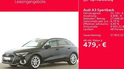 Gebraucht Audi A3 Advanced Plus 150 PS (110 kW) 2023 Limousine