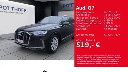 Gebraucht Audi Q7 S-Line 286 PS (210 kW) 2022 Schwarz SUV
