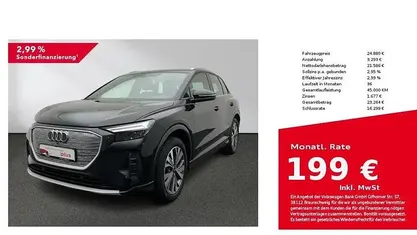 Gebraucht Audi Q4 e-tron Advanced 150 kW (204 PS) 2022 Mythosschwarz metallic SUV
