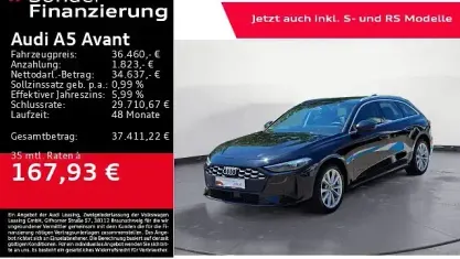 Gebraucht Audi A5 Basis 150 PS (110 kW) 2025 Schwarz Kombi