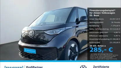 Gebraucht VW ID. Buzz Pro 150 kW (204 PS) 2022 Schwarz Van / Kleinbus