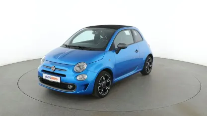 Brugt Fiat 500C S 69 HK (50 kW) 2019 Blå Cabriolet
