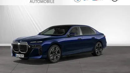 Gebraucht BMW 750e M Sport 489 PS (359 kW) 2025 Bmw individual tansanitblau metallic Limousine