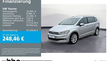 Gebraucht VW Touran Highline 150 PS (110 kW) 2022 Van / Kleinbus