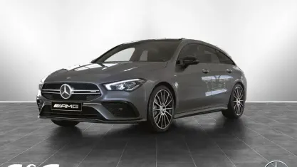 Gebraucht Mercedes CLA35 AMG Shooting Brake AMG 306 PS (225 kW) 2021 Mountain grau metallic Kombi