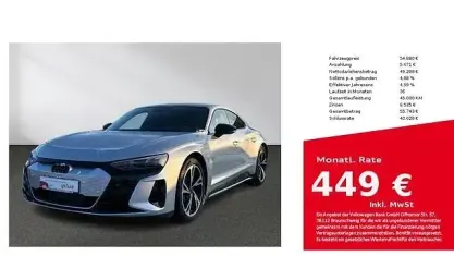 Second-hand Audi e-tron GT quattro Comfort 350 kW (476 CP) 2023 Argintiu Berlinǎ