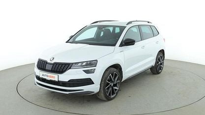 Gebraucht Skoda Karoq SportLine 190 PS (139 kW) 2020 Weiß SUV
