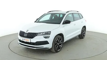 Usata Skoda Karoq SportLine 190 CV (139 kW) 2020 Bianco SUV