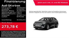 Mythosschwarz metallic Gebraucht 2022 Audi Q4 e-tron Sport SUV | 28.930 € (Fairer Preis)