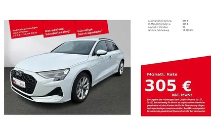 Gebraucht Audi A3 Advanced 116 PS (85 kW) 2025 Weiß Limousine