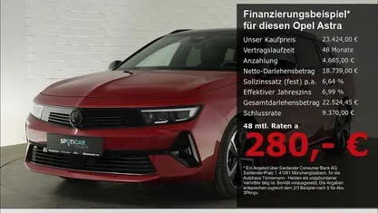 Usata Opel Astra 145 CV (106 kW) 2024 Rosso Station wagon