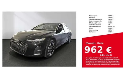 Neu Audi A6 Sport 204 PS (150 kW) 2026 Schwarz Kombi