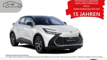 Neu Toyota C-HR 140 PS (102 kW) 2026 040)/ black (202) (weiss SUV