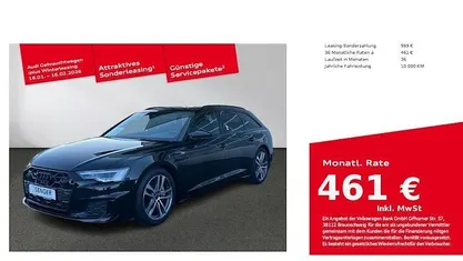 Mythosschwarz Gebraucht 2025 Audi A6 Design Kombi | 54.880 € (Superpreis)