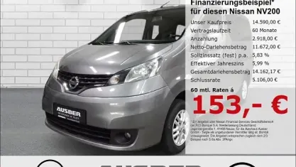 Gebraucht Nissan Evalia Tekna 110 PS (80 kW) 2015 M) (grau Van / Kleinbus