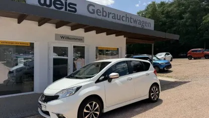 Gebraucht Nissan Note N-TEC 98 PS (72 kW) 2016 Weiß Kleinwagen