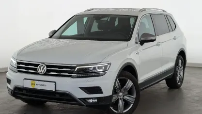Gebraucht VW Tiguan Allspace Highline 220 PS (161 kW) 2018 Pure white SUV