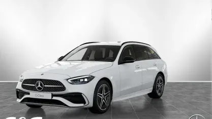 Gebraucht Mercedes C300e AMG 204 PS (150 kW) 2023 Unilack polarweiß Kombi