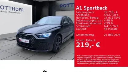 Gebraucht Audi A1 Sportback Ambiente 95 PS (69 kW) 2024 Schwarz Kleinwagen