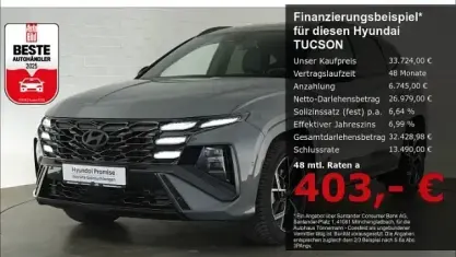 Gebraucht Hyundai Tucson N Line 215 PS (158 kW) 2025 Grau SUV