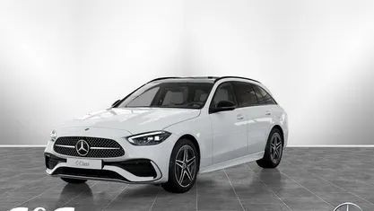 Unilack polarweiß Gebraucht 2024 Mercedes C300e AMG Kombi | 43.490 € (Fairer Preis)