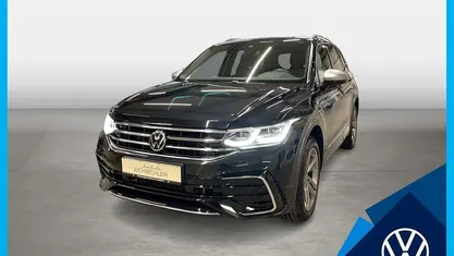 Schwarz Gebraucht 2022 VW Tiguan Allspace R-line SUV | 35.920 € (Fairer Preis)