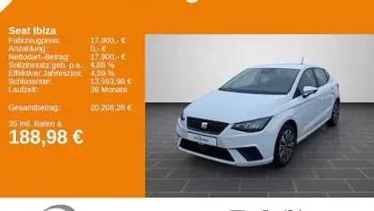 Usata Seat Ibiza Style 116 CV (85 kW) 2024 Bianco Utilitaria