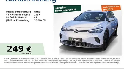 Gebraucht VW ID.4 Pure 108 kW (148 PS) 2022 SUV