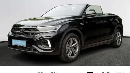 Gebraucht VW T-Roc Cabriolet R-line 150 PS (110 kW) 2025 Deep black perleffekt schwarz Cabrio