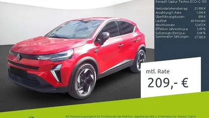 Dezirrot Gebraucht 2025 Renault Captur Techno SUV | 23.490 € (Fairer Preis)
