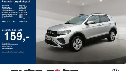 Gebraucht VW T-Cross Life 95 PS (69 kW) 2024 Silber SUV