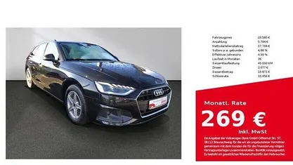 Gebraucht Audi A4 Business 163 PS (119 kW) 2022 Mythosschwarz metallic Kombi
