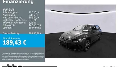 Gebraucht VW Golf VIII R-line 131 PS (96 kW) 2024 Grau Limousine