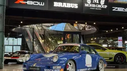 Brugt Porsche 911 Carrera 376 HK (276 kW) 1992 Blå Coupe