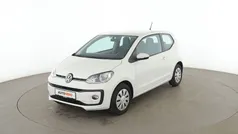 Weiß Gebraucht 2017 VW up! move up! Kleinwagen | 8.270 € (Fairer Preis)